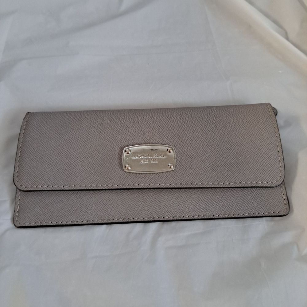 Gray Michael Kors Bifold Wallet